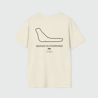 Camiseta unisex de pista del autódromo de F1 Monza