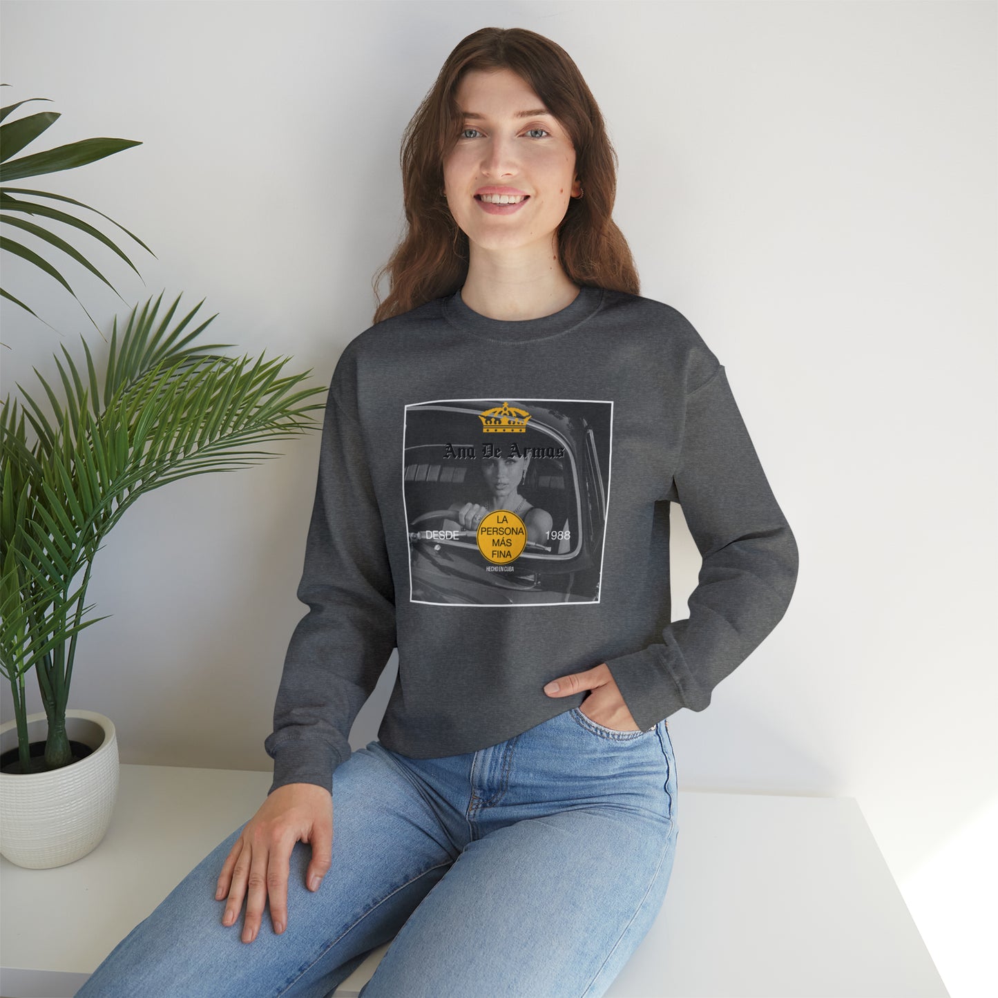 Ana De Armas Unisex Crewneck Sweatshirt