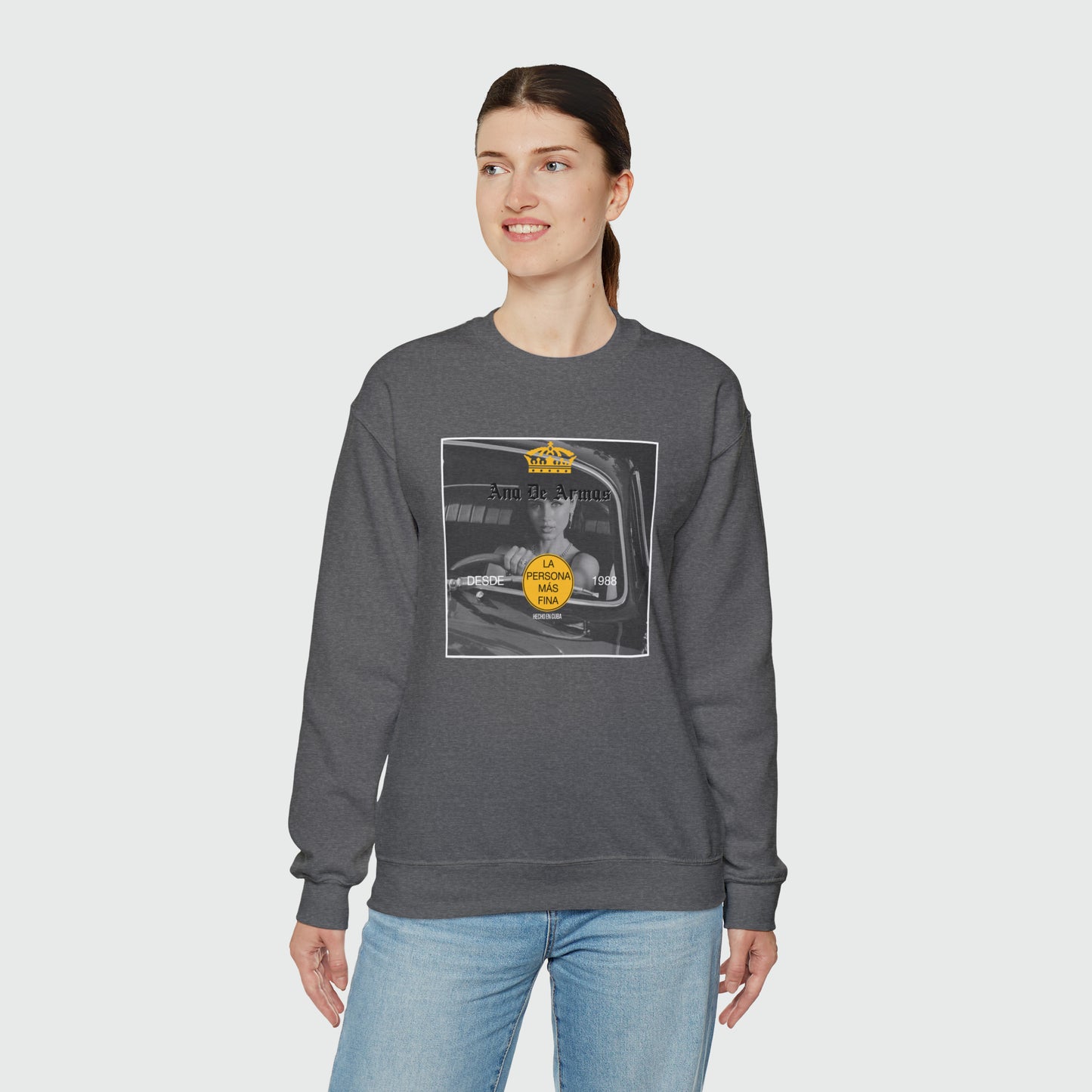 Ana De Armas Unisex Crewneck Sweatshirt