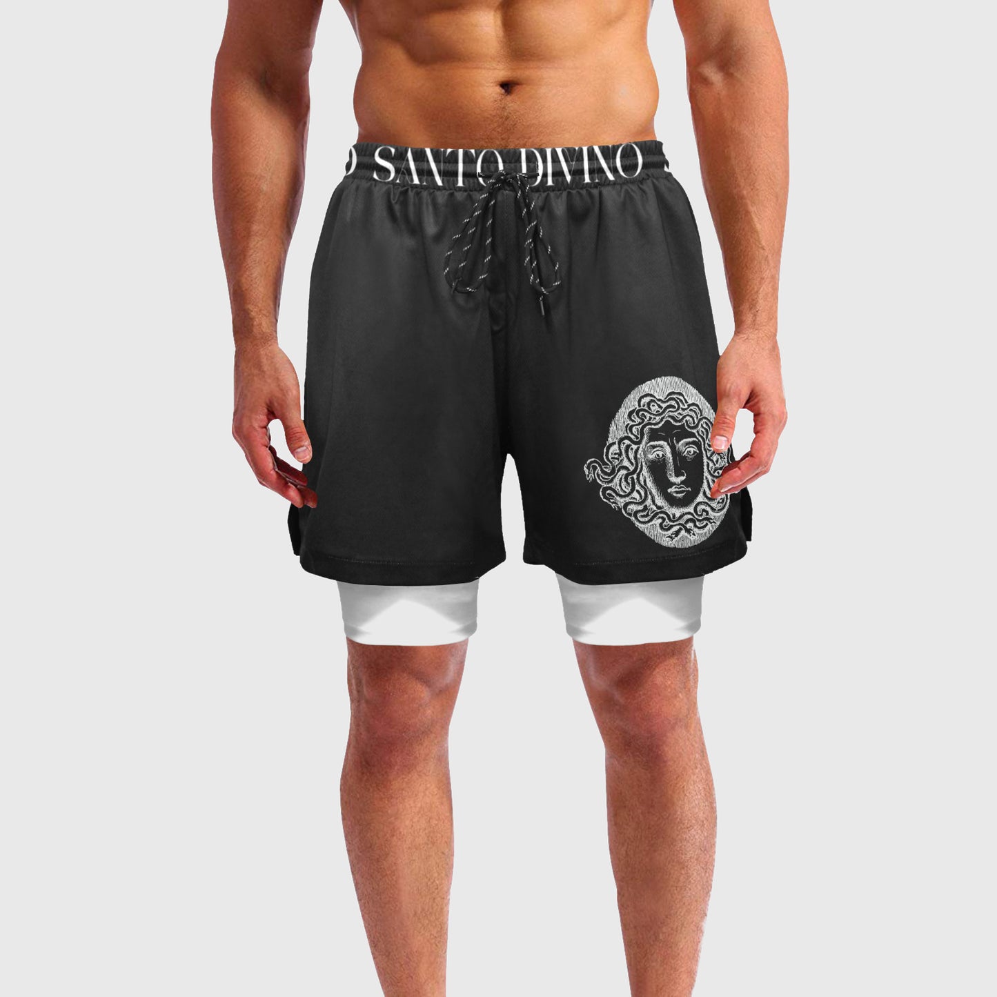 SANTO DIVINO Medusa Compression Shorts