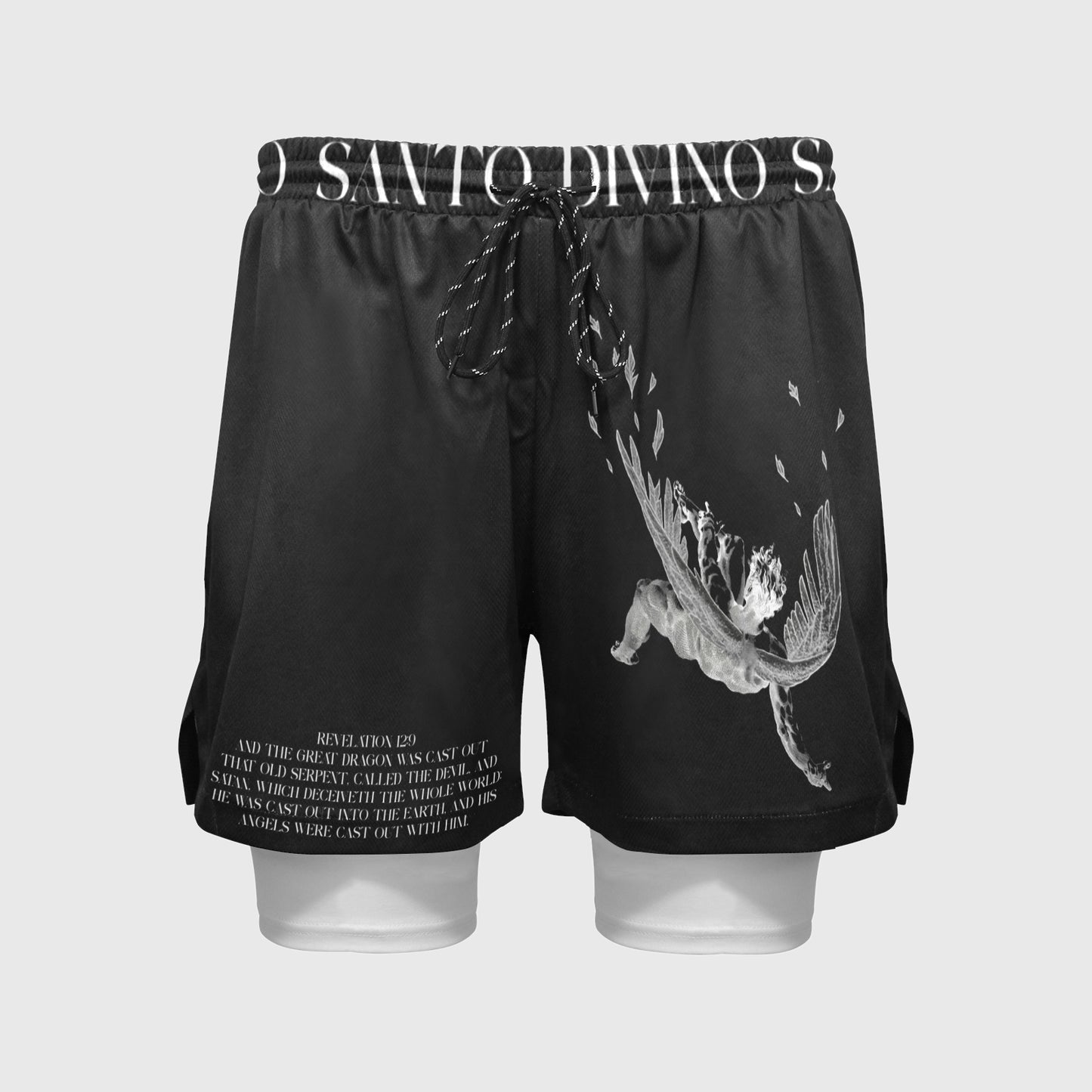 SANTO DIVINO Fallen Angel Compression Shorts