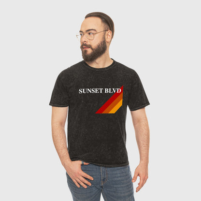 Sunset Blvd. Unisex Mineral Wash Tee