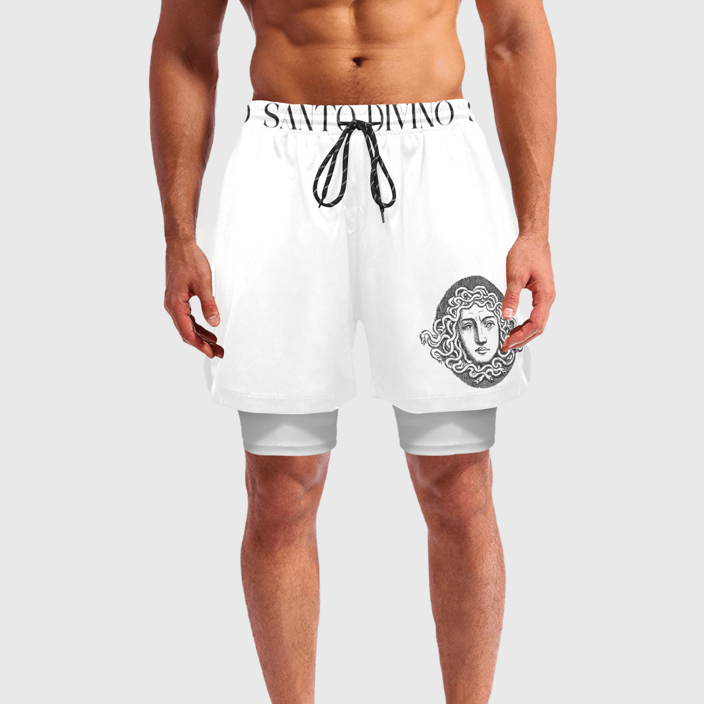 SANTO DIVINO Medusa Compression Shorts