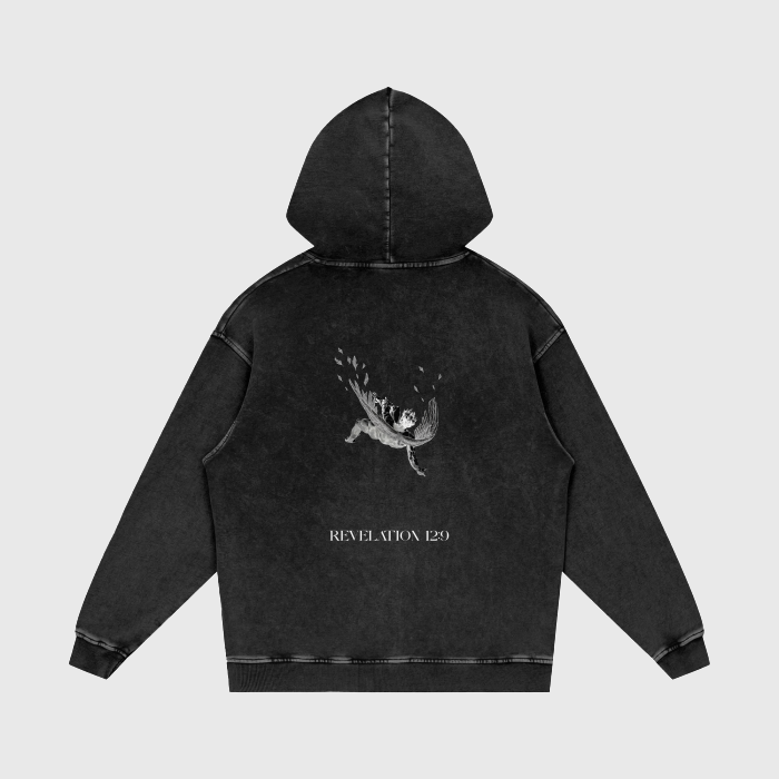 SANTO DIVINO Oversized Fallen Angel Hoodie